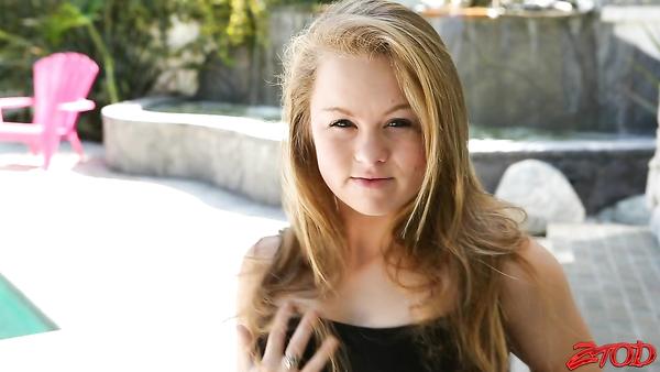 Cute chubby blonde Madison just wants fucked after school