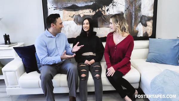 Informal Punk Girl Jazmin And Her New Foster Parents