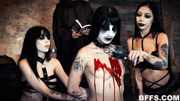 Dark Worship, Candles And Vicious Sex With Bad Teen
