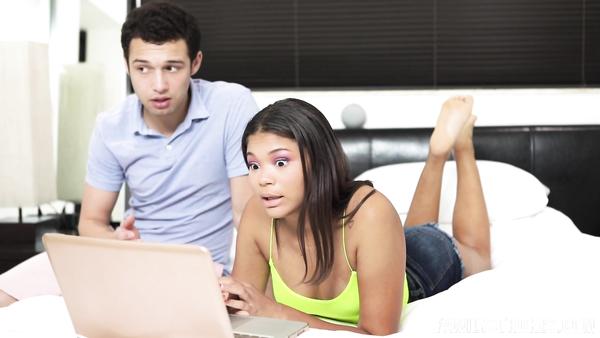 My Step Brother Came Back From School And Fucked My Tender Wet Pussy