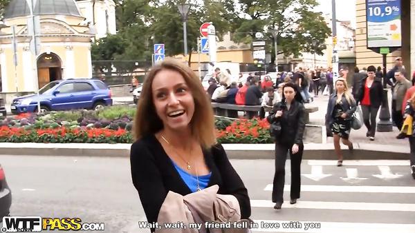 Beautiful Russian girl from St. Petersburg is ready to have sex with a stranger for money