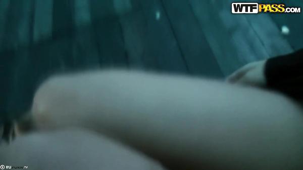 Russian girl is ready for free sex with an unfamiliar passer-by in the bushes