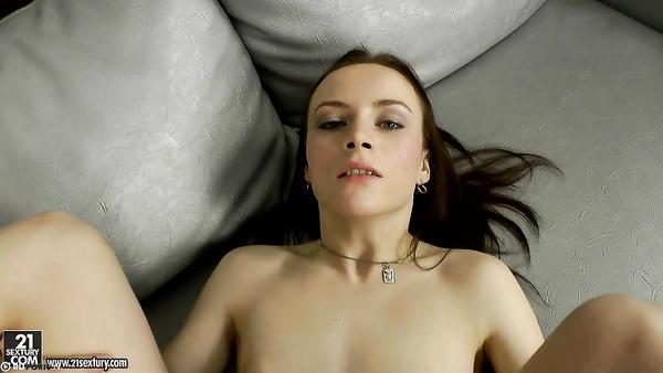Amateur first-person porn with lustful bitch